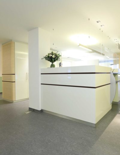 Eingangsbereich Orthopädie im Strahleninstitut